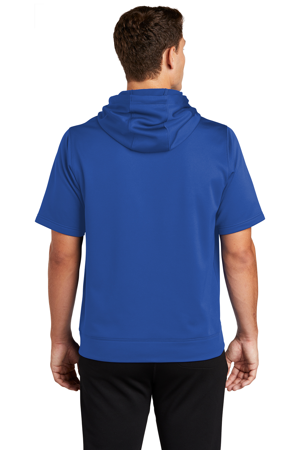 Sport-Tek Sport-Wick Fleece Short Sleeve Hooded Pullover | Product | SanMar