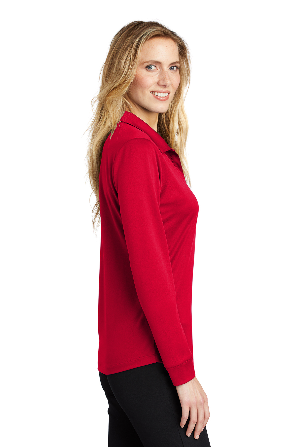 Silk Product Authority Authority Ladies Sleeve Touch™ | Port Port Polo | Long Performance