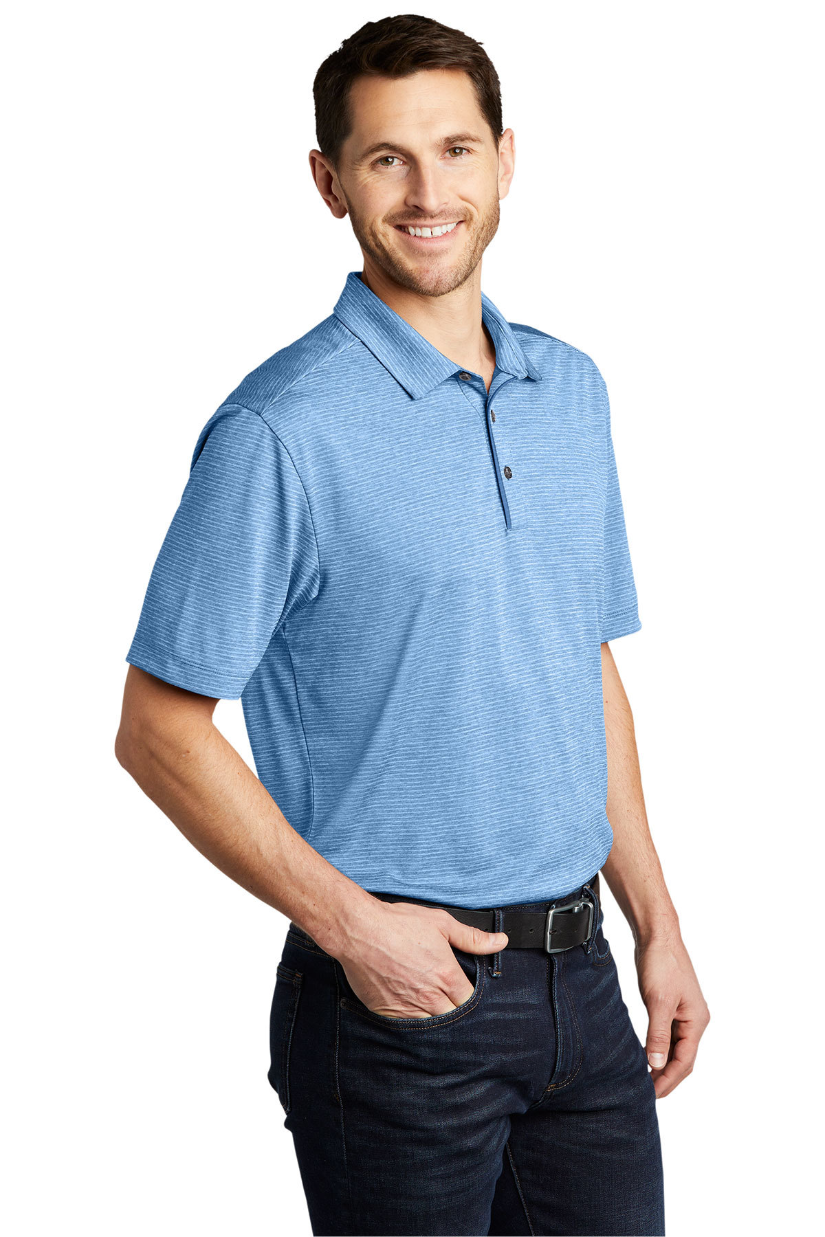 Port Authority Shadow Stripe Polo | Product | Company Casuals