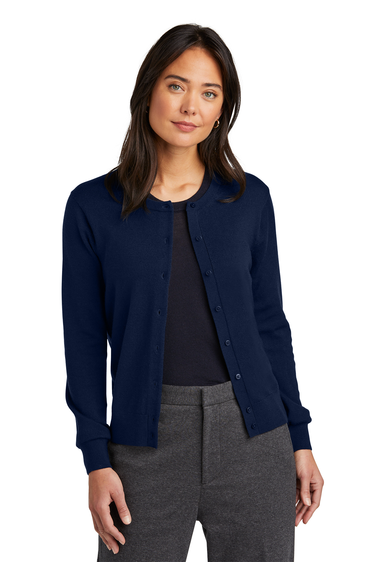 Brooks Brothers Women s Washable Merino Cardigan Sweater Product SanMar