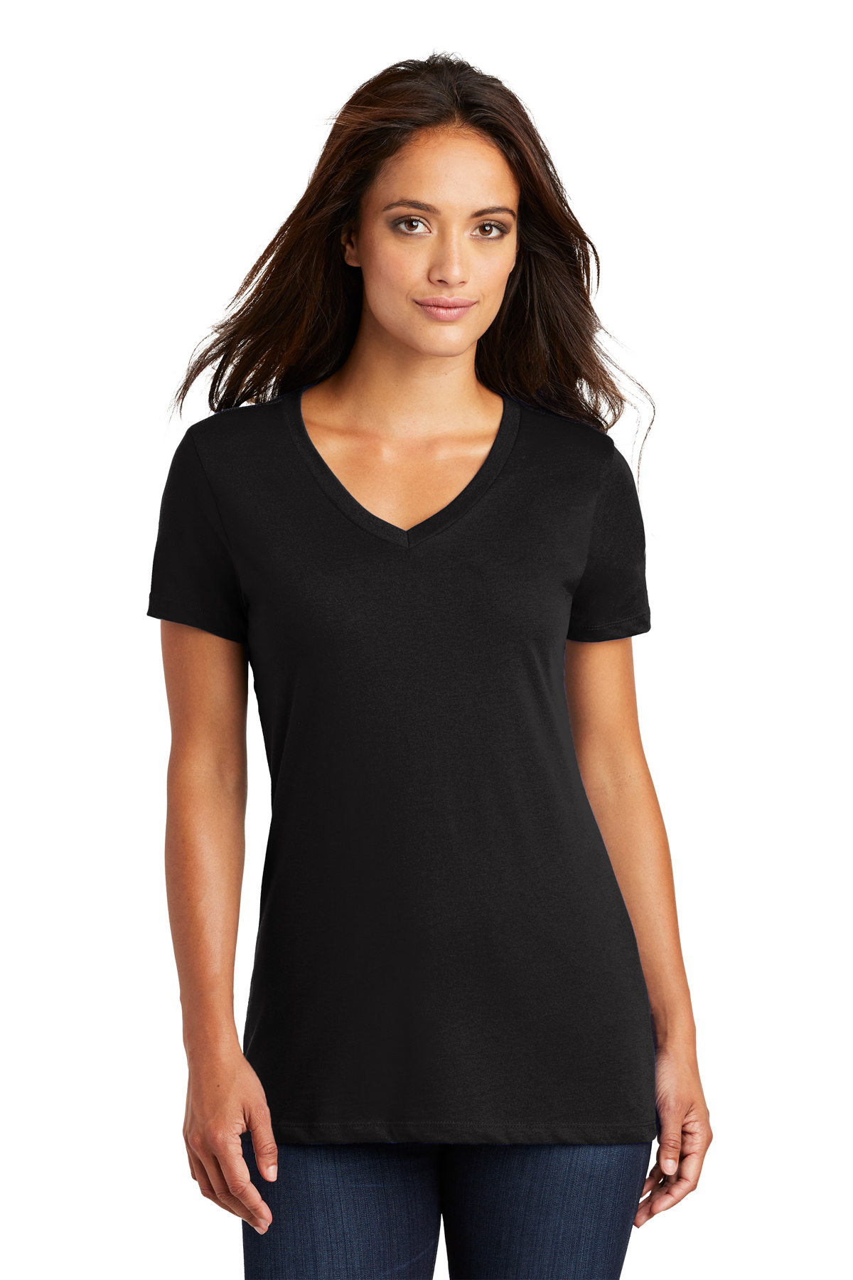 District Women's Perfect Weight V-Neck Tee, Product