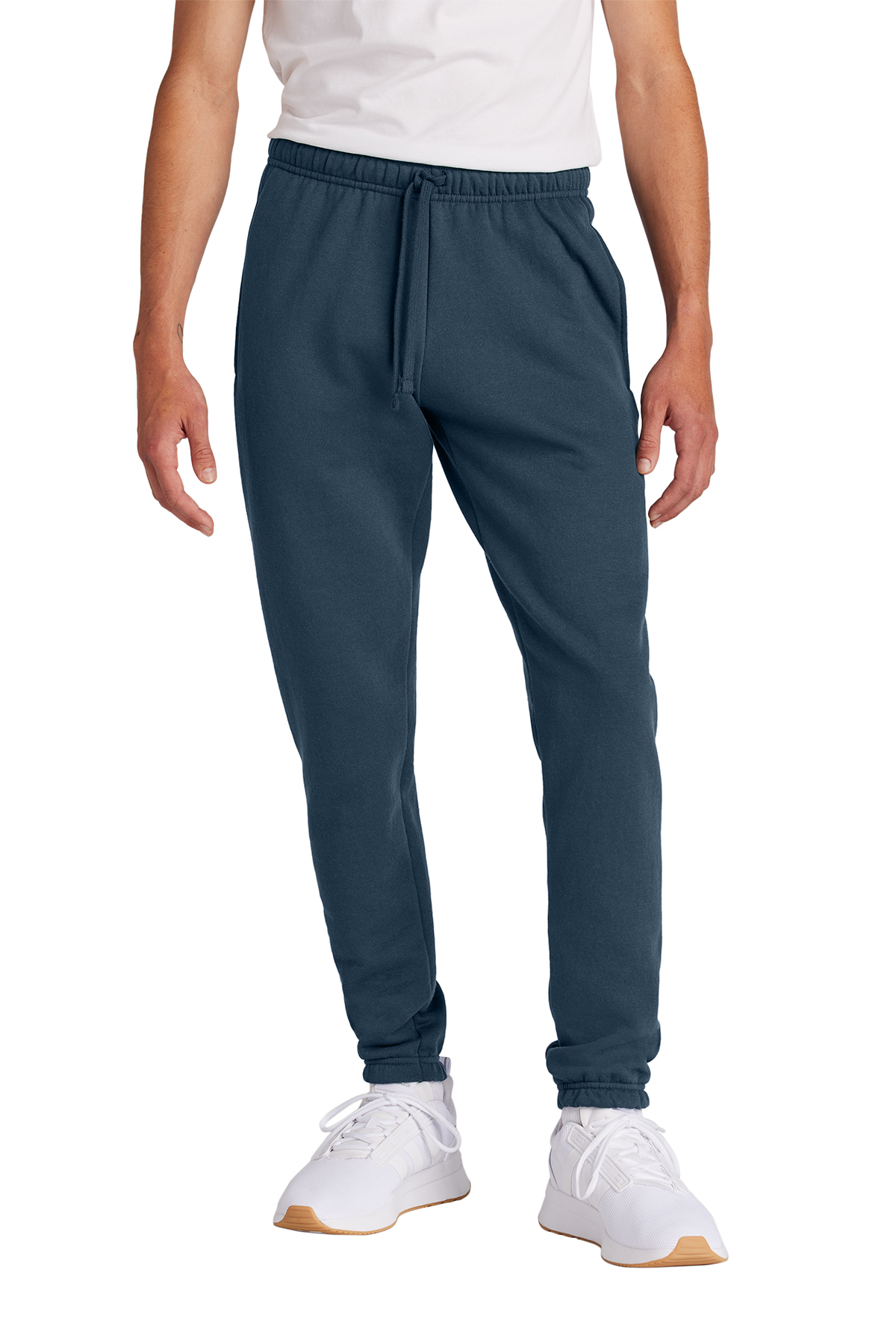 Men's Blue Cozy Fleece Sweatpants - Blue