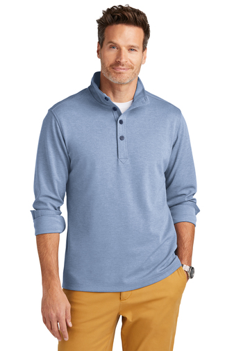 Brooks Brothers Mid-Layer Stretch 1/2-Button | Product | SanMar