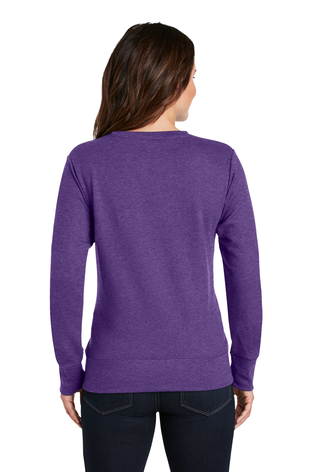 Anvil ladies french cheap terry crewneck sweatshirt