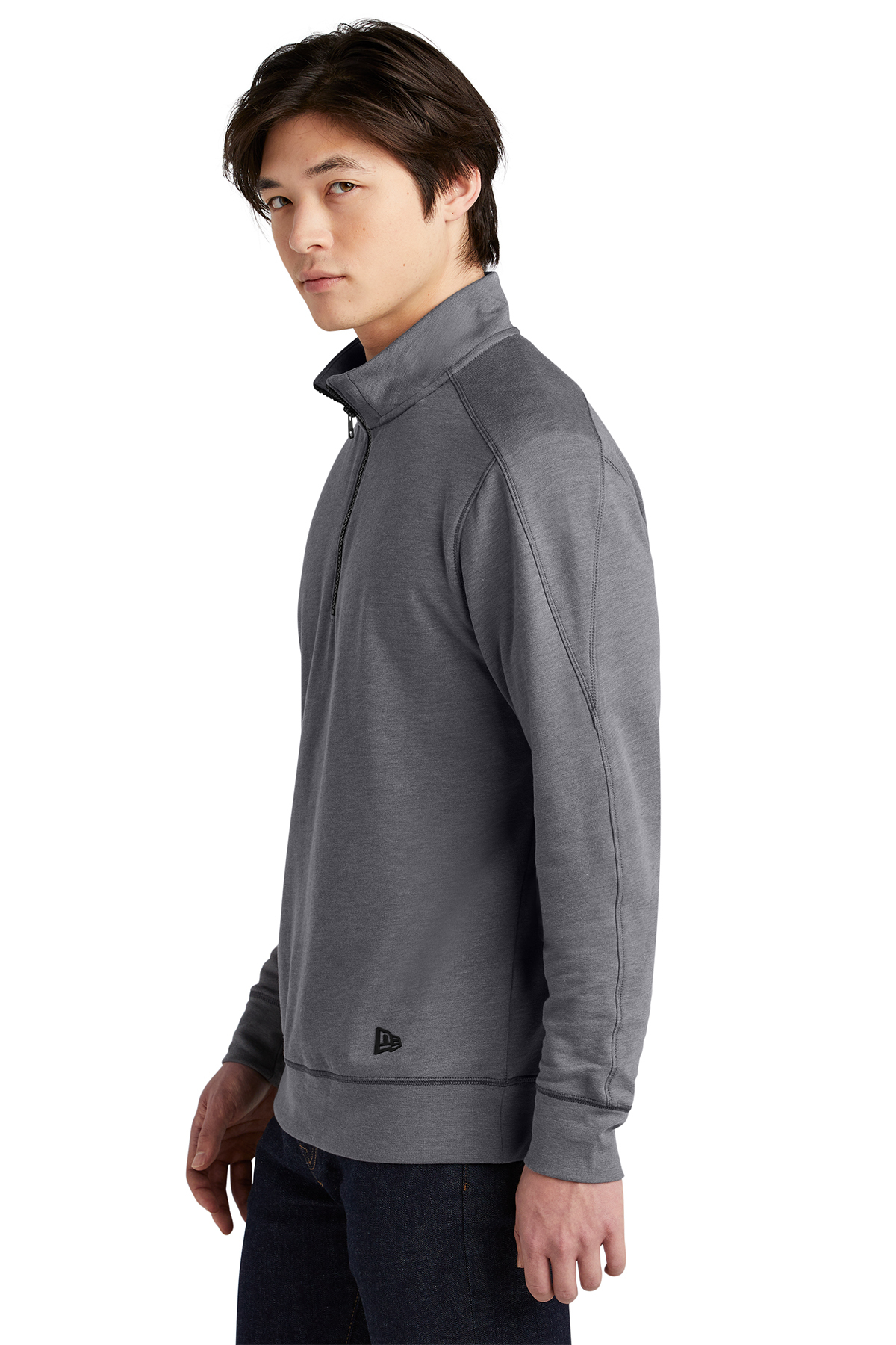 New Era Tri-Blend Fleece 1/4-Zip Pullover | Product | SanMar