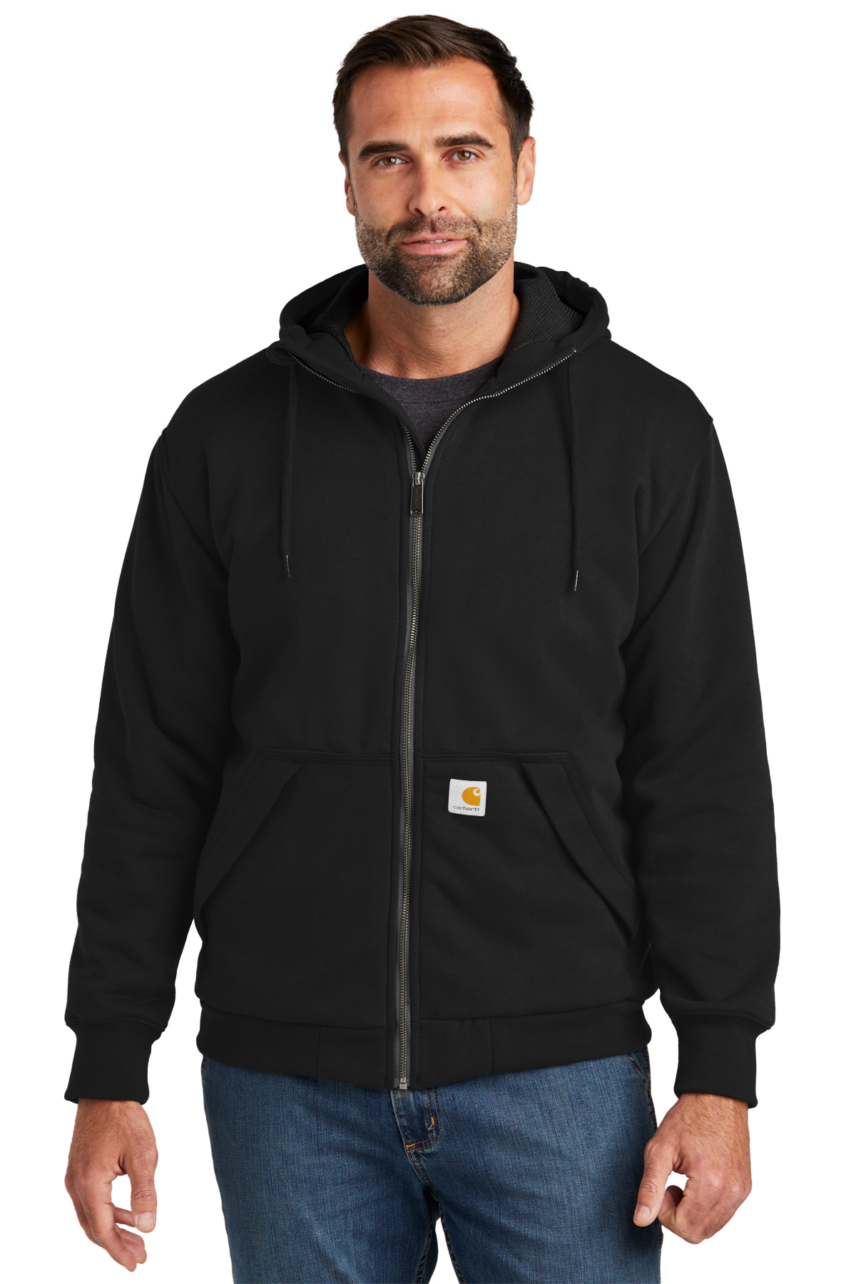 Carhartt Midweight Thermal-Lined Full-Zip Sweatshirt | Product | SanMar