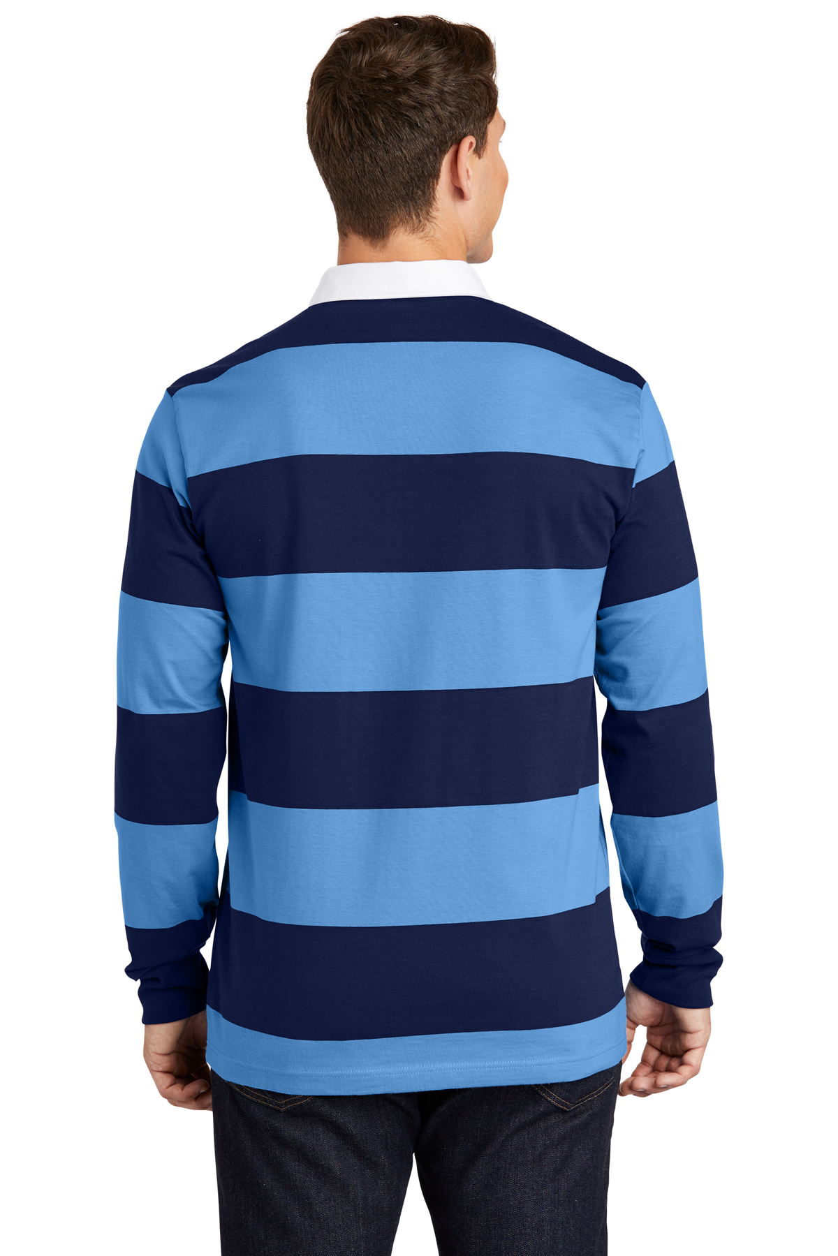 Sport-Tek Classic Long Sleeve Rugby Polo | Product | SanMar