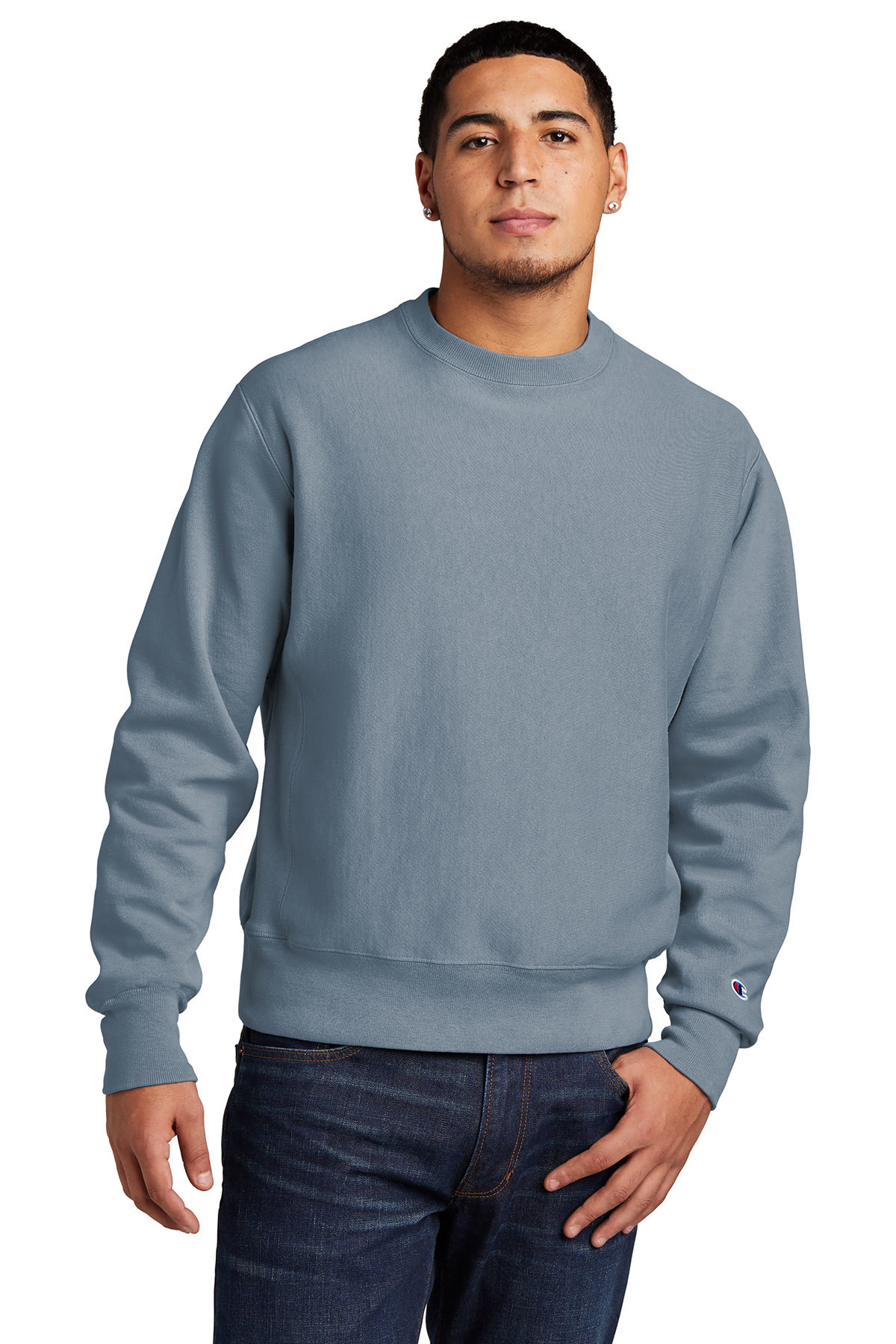 Champion | | Sweatshirt Product Garment-Dyed Reverse SanMar Crewneck Weave