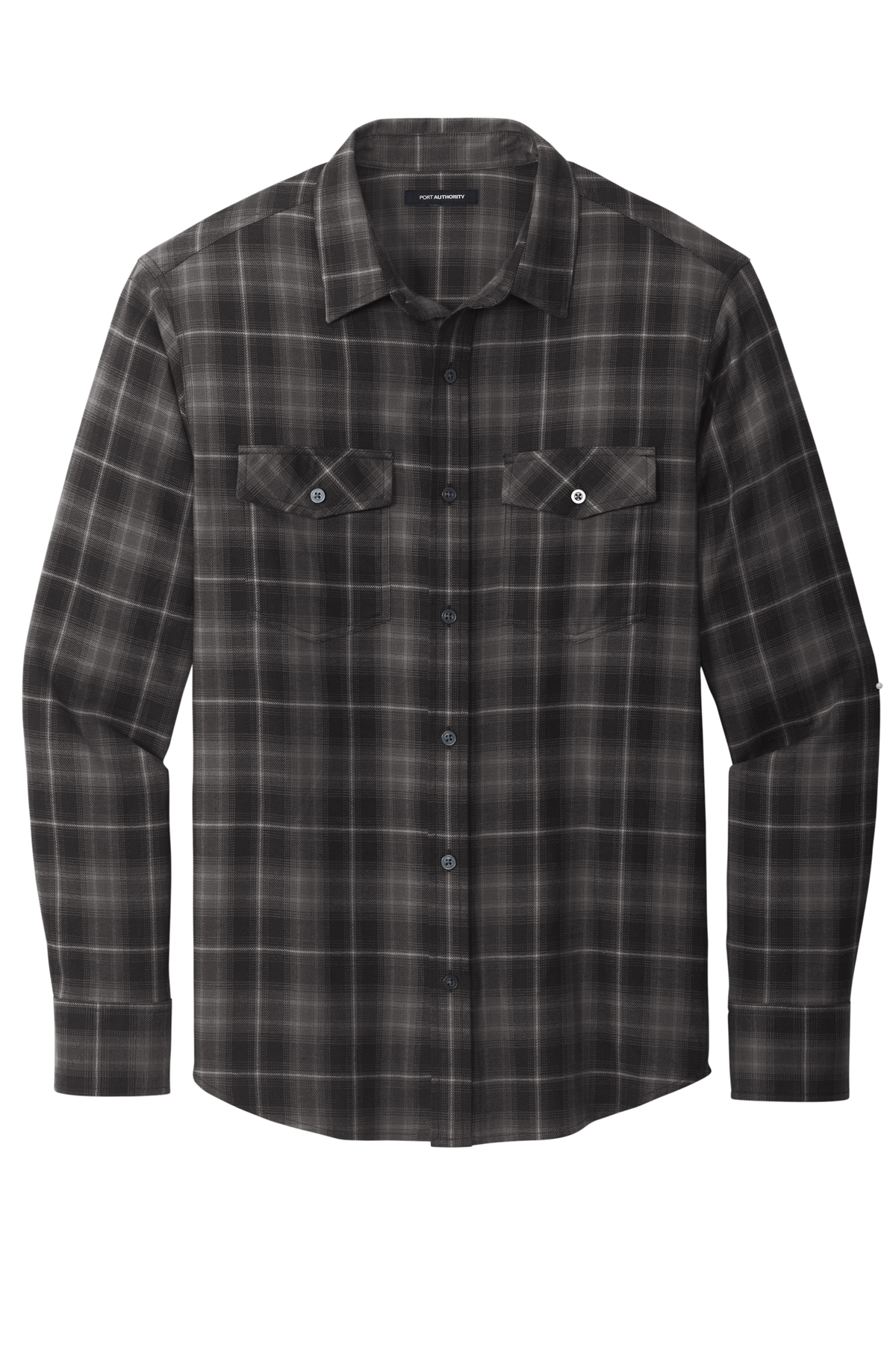 Port Authority Long Sleeve Ombre Plaid Shirt | Product