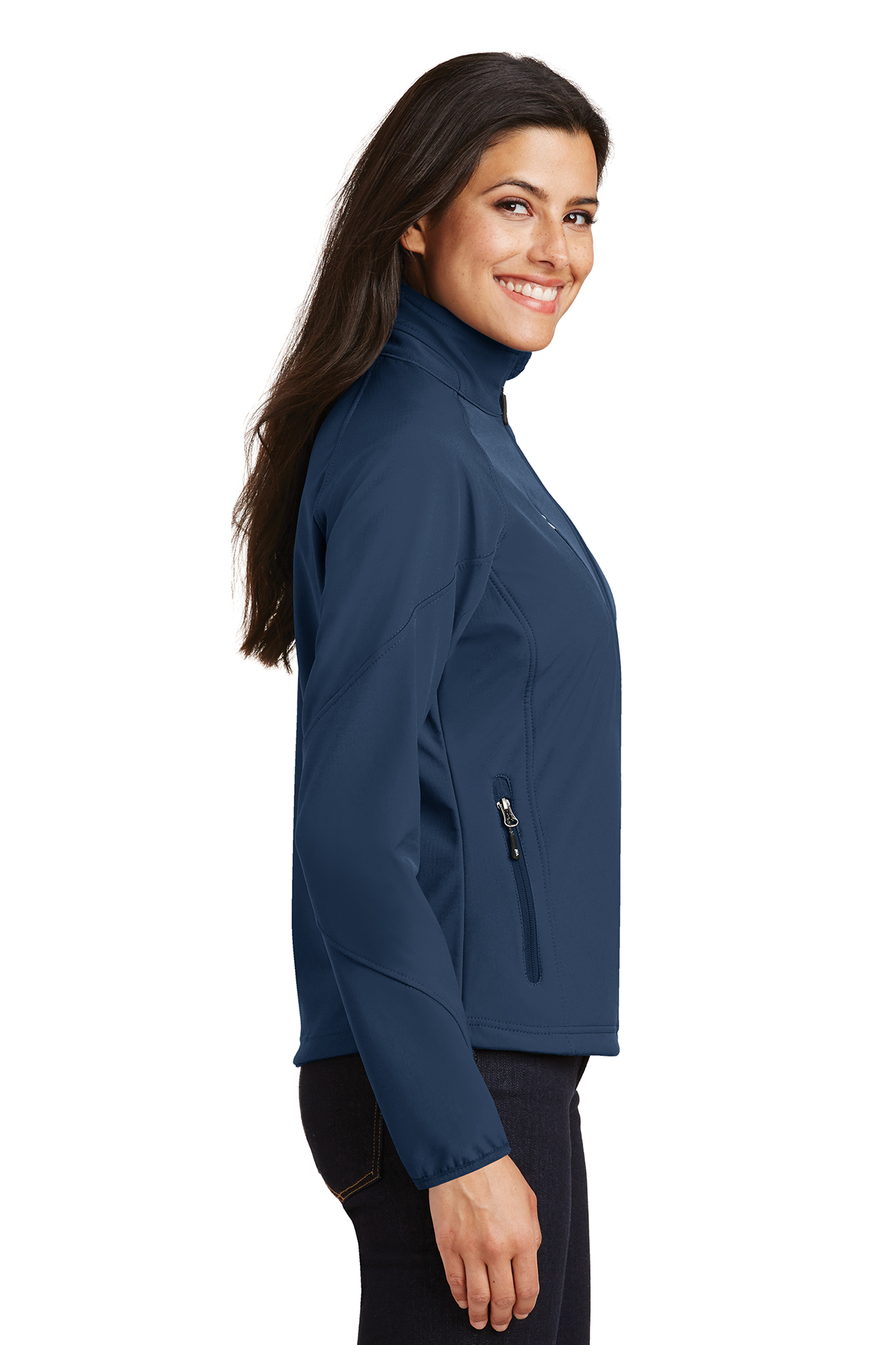 Port Authority Ladies Textured Soft Shell Jacket | Product | SanMar
