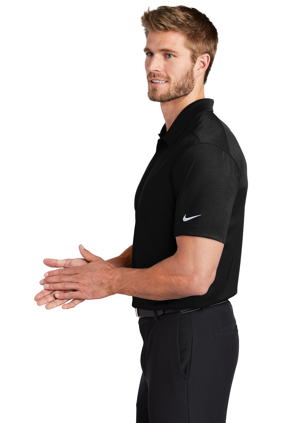 nike dry essential solid polo