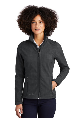 Eddie Bauer Ladies Shaded Crosshatch Soft Shell Jacket | Product | SanMar