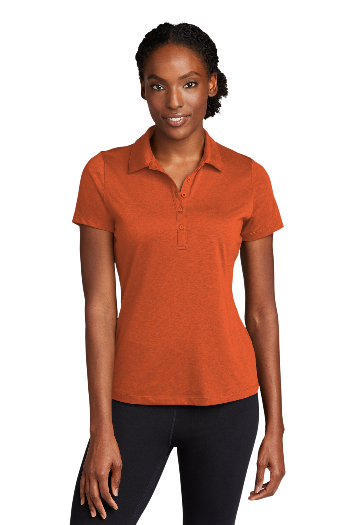Skechers polo shirt womens hot sale orange