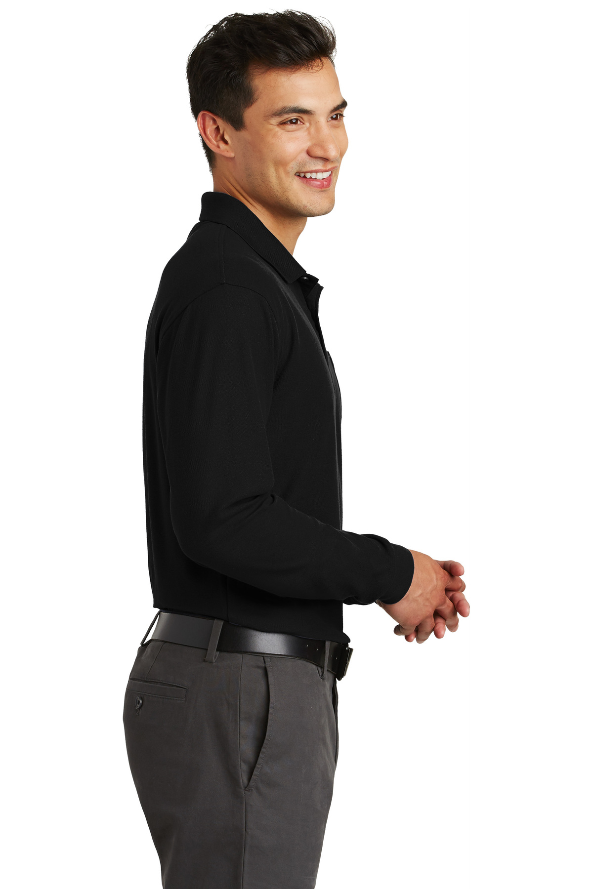 K500P Port Authority Silk Touch Polo with Pocket