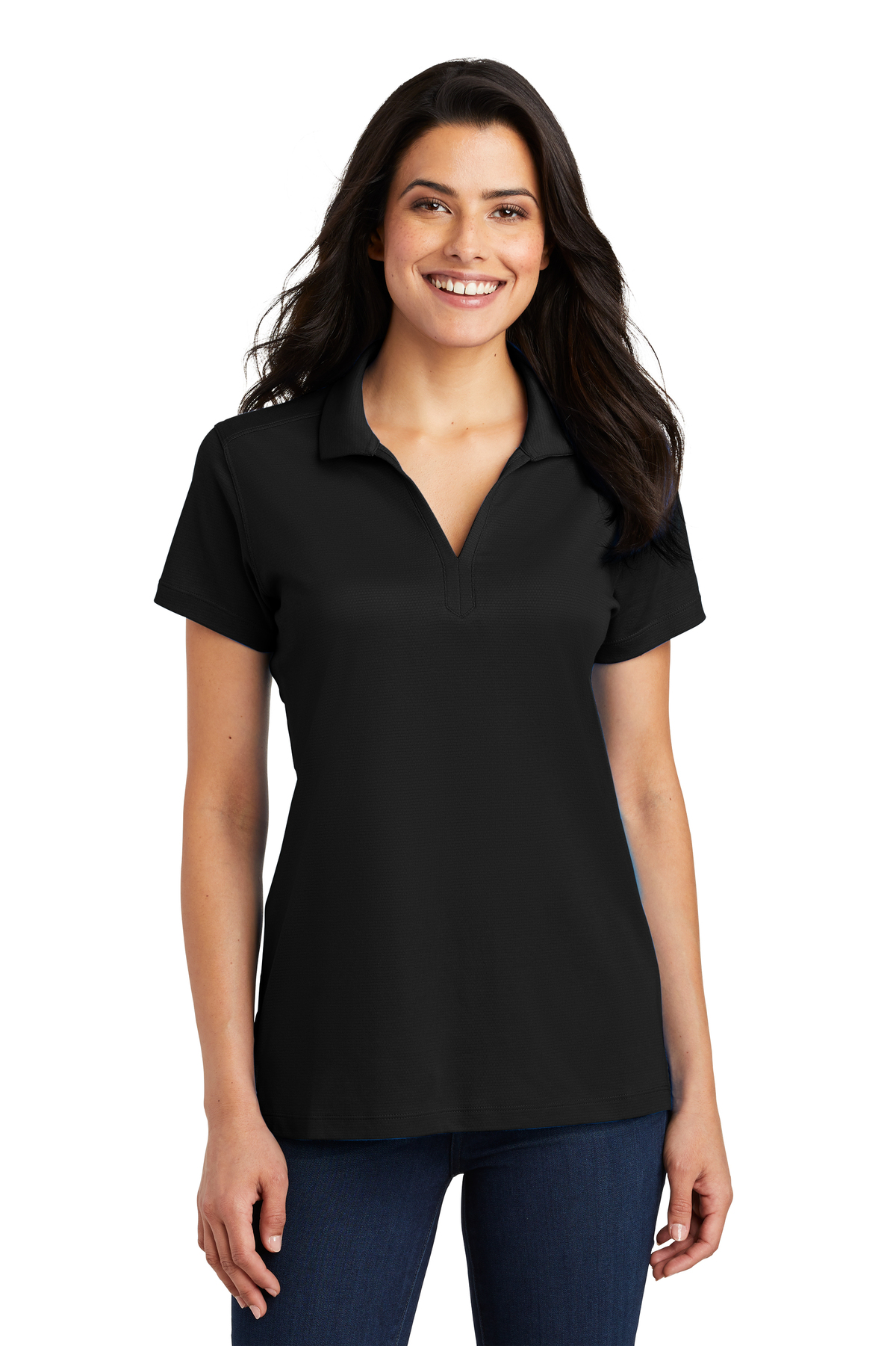 Port Authority Ladies Rapid Dry Mesh Polo | Product | Company Casuals