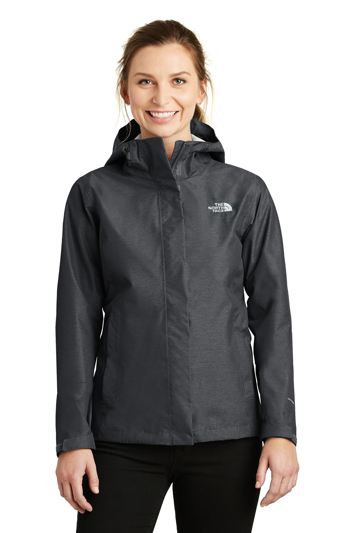 ladies grey north face jacket