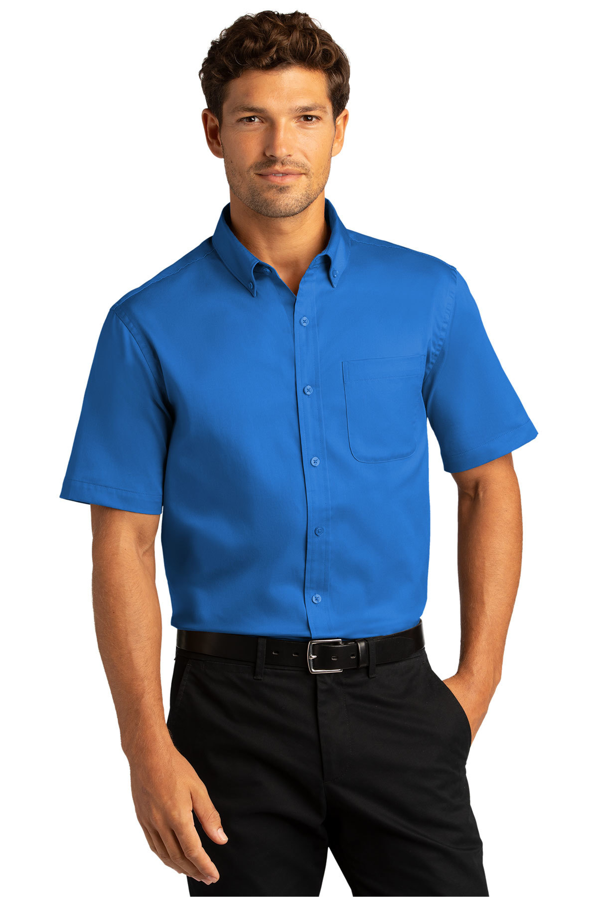 Port Authority Short Sleeve SuperPro ReactTwill Shirt | Product | Port