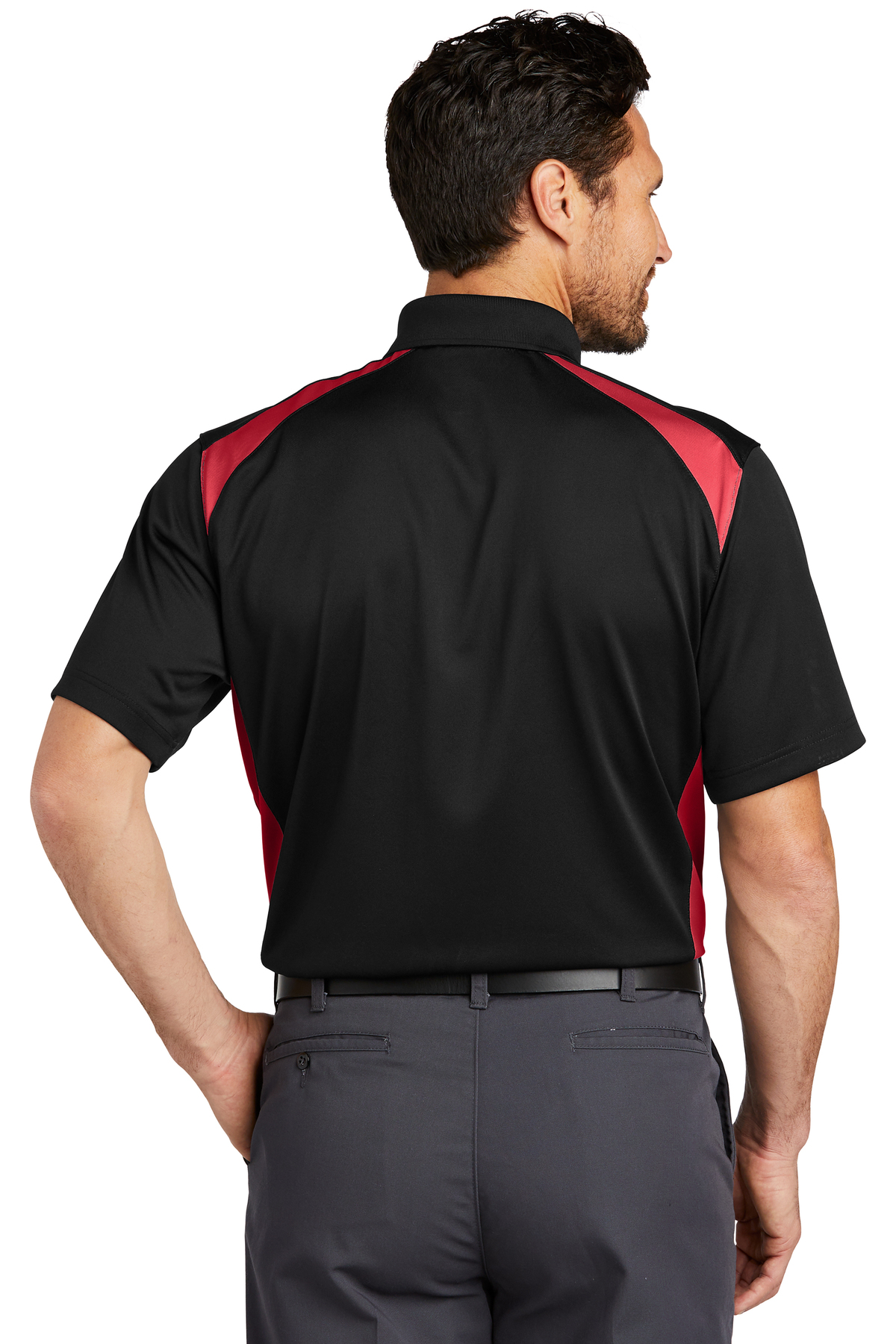 CornerStone Select Snag-Proof Two Way Colorblock Pocket Polo | Product ...