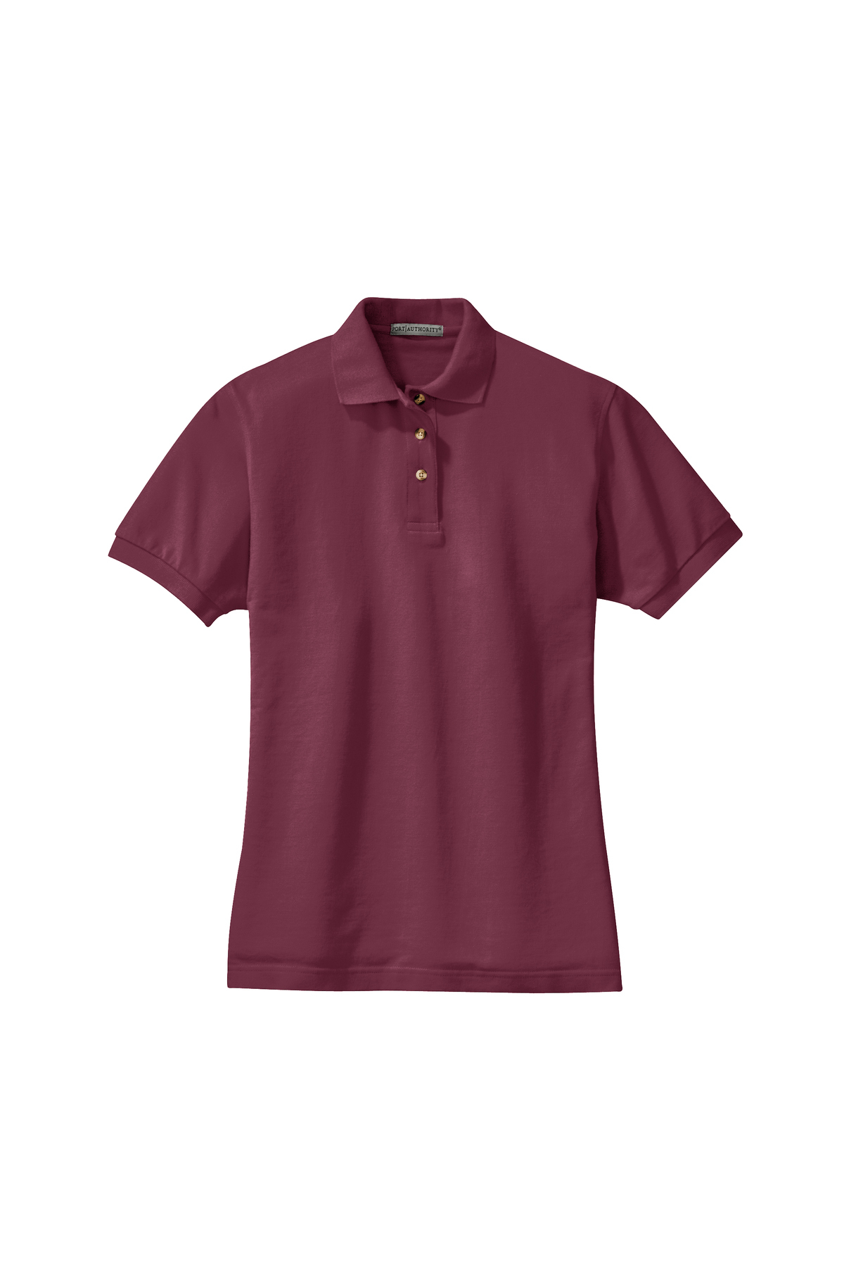Port Authority Ladies Short Sleeve Cotton Pique Knit Sport Shirt Polo-Oxford L420 