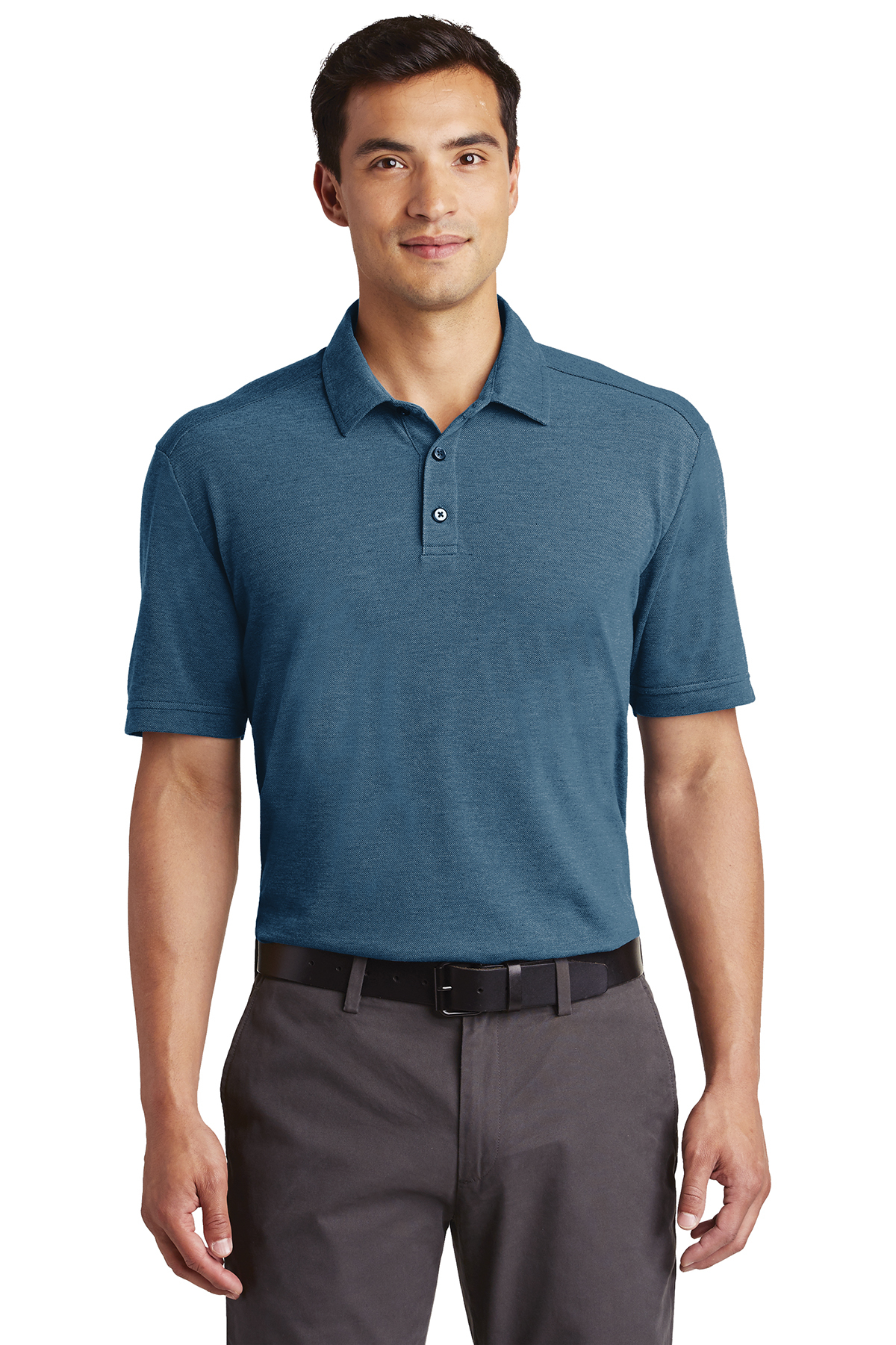 Port authority coastal cotton blend deals polo