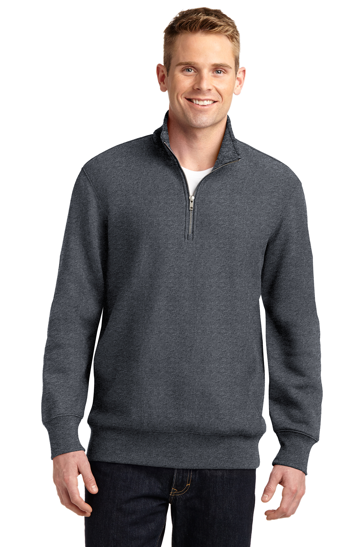 Sport-Tek® Super Heavyweight 1/4-Zip Pullover Sweatshirt ...