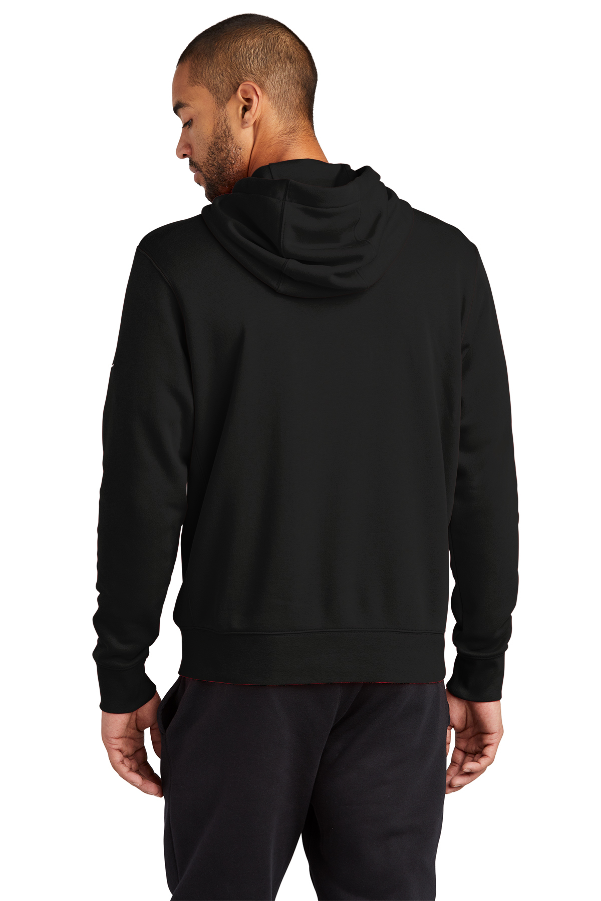 Nike Club Fleece Sleeve Swoosh Full-Zip Hoodie | Product | SanMar