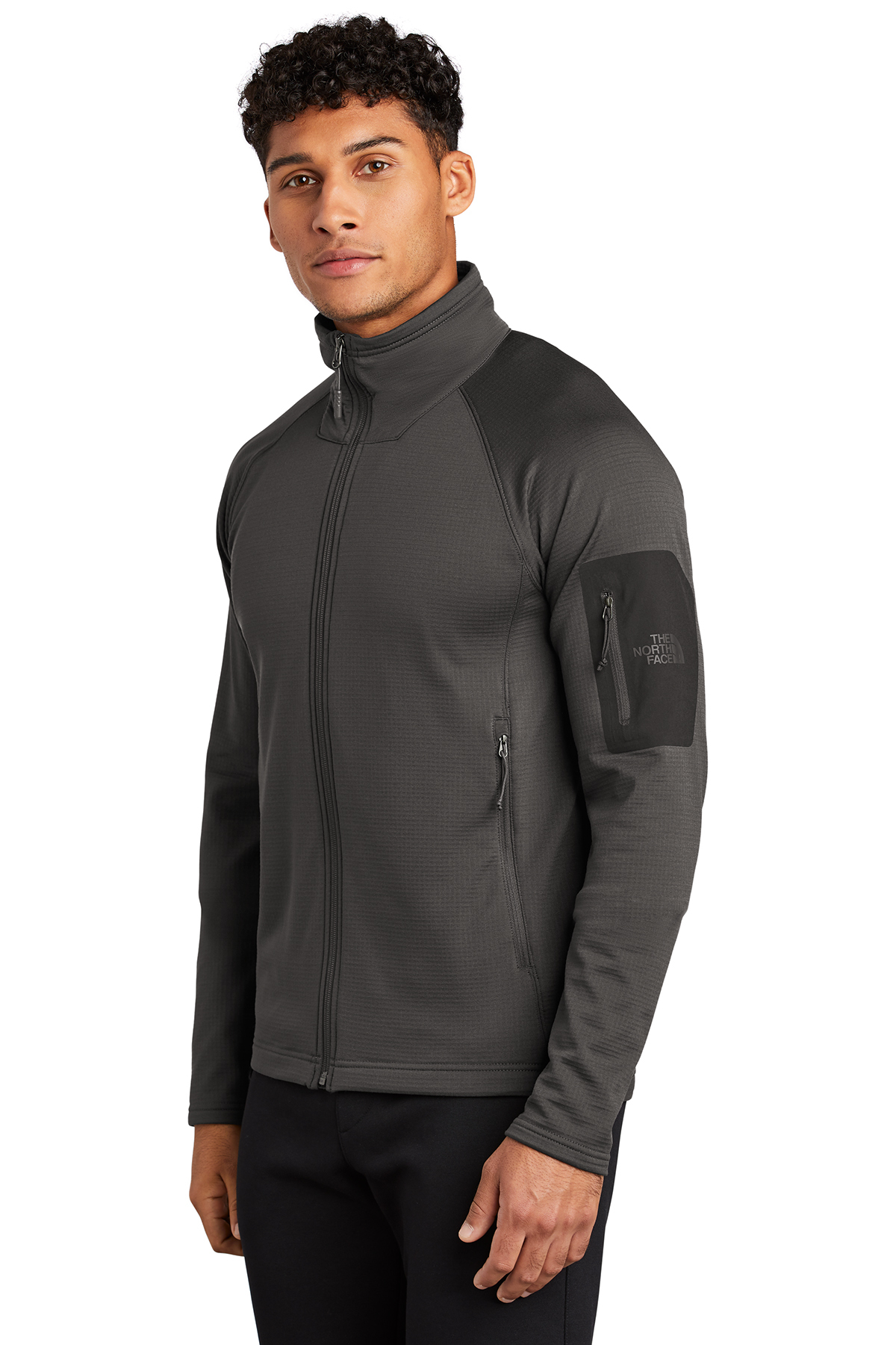 Men's The North Face Mountain Peaks Black 1/4 Zip Fleece Pullover  Jacket Sz Sm | eBay
