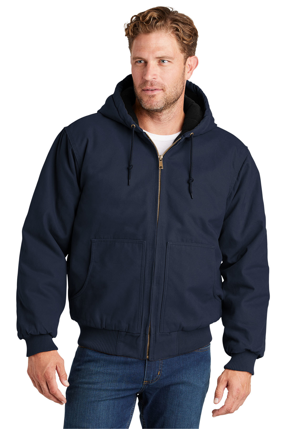navy blue work jacket