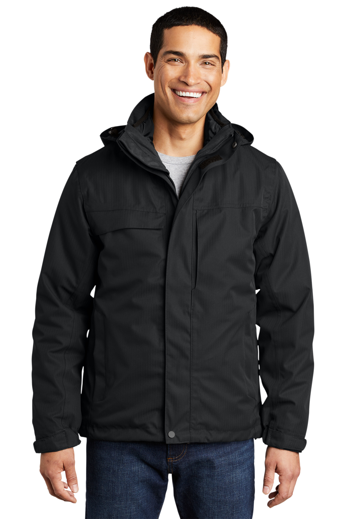 Port Authority Herringbone 3-in-1 Parka | Product | Company Casuals