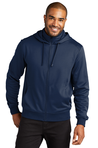 Port Authority Smooth Fleece Hooded Jacket | Product | SanMar