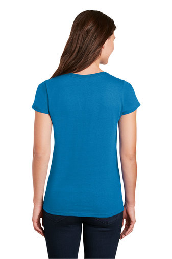 Gildan Ladies Heavy Cotton 100% Cotton V-Neck T-Shirt | Product | SanMar