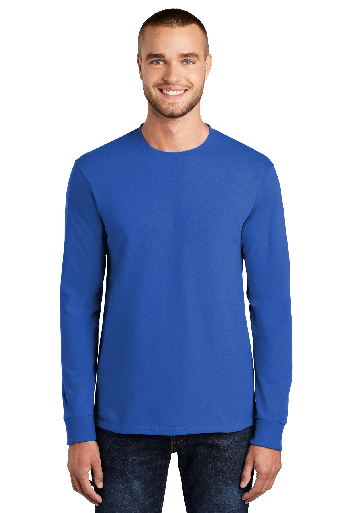 Port & Company Tall Long Sleeve Essential Tee | Product | SanMar