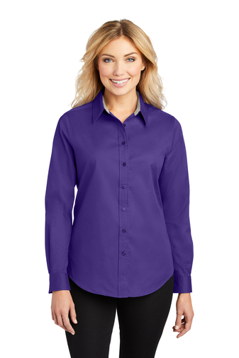 Port Authority Ladies Long Sleeve Easy Care Shirt | Product | SanMar
