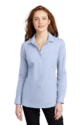 Port Authority Ladies Pincheck Easy Care Shirt | Product | Company Casuals
