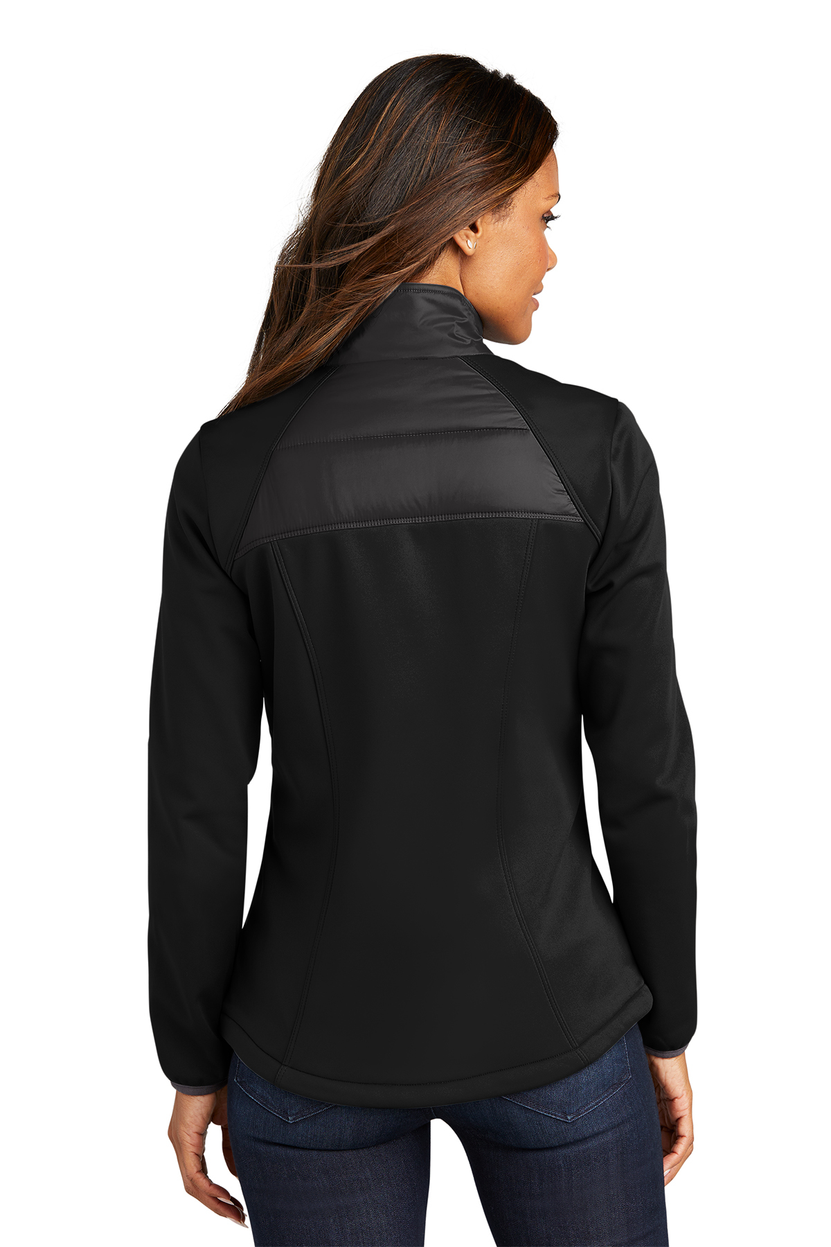 Port Authority Ladies Hybrid Soft Shell Jacket Product Port Authority
