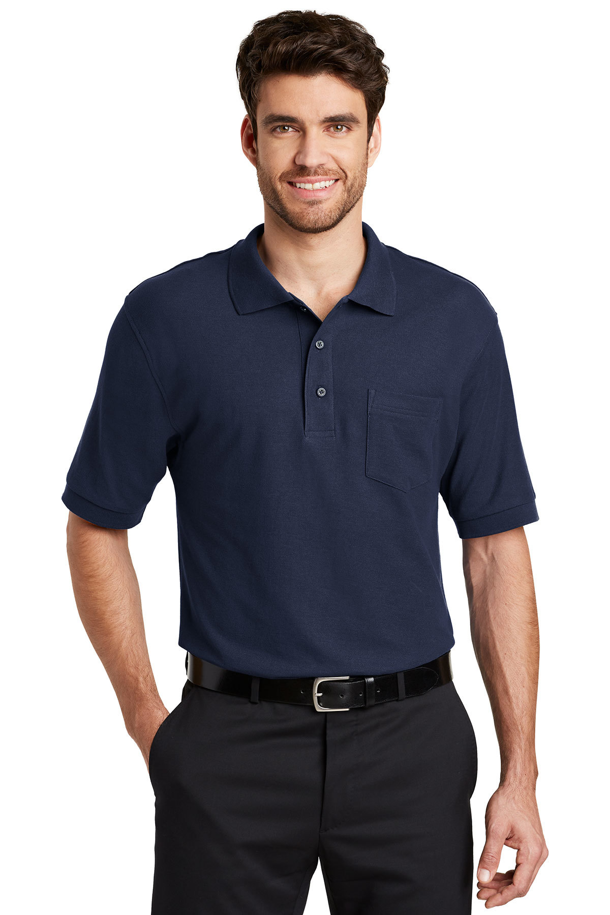 Port Authority Tall Silk Touch™ Polo with Pocket | Product | Port Authority