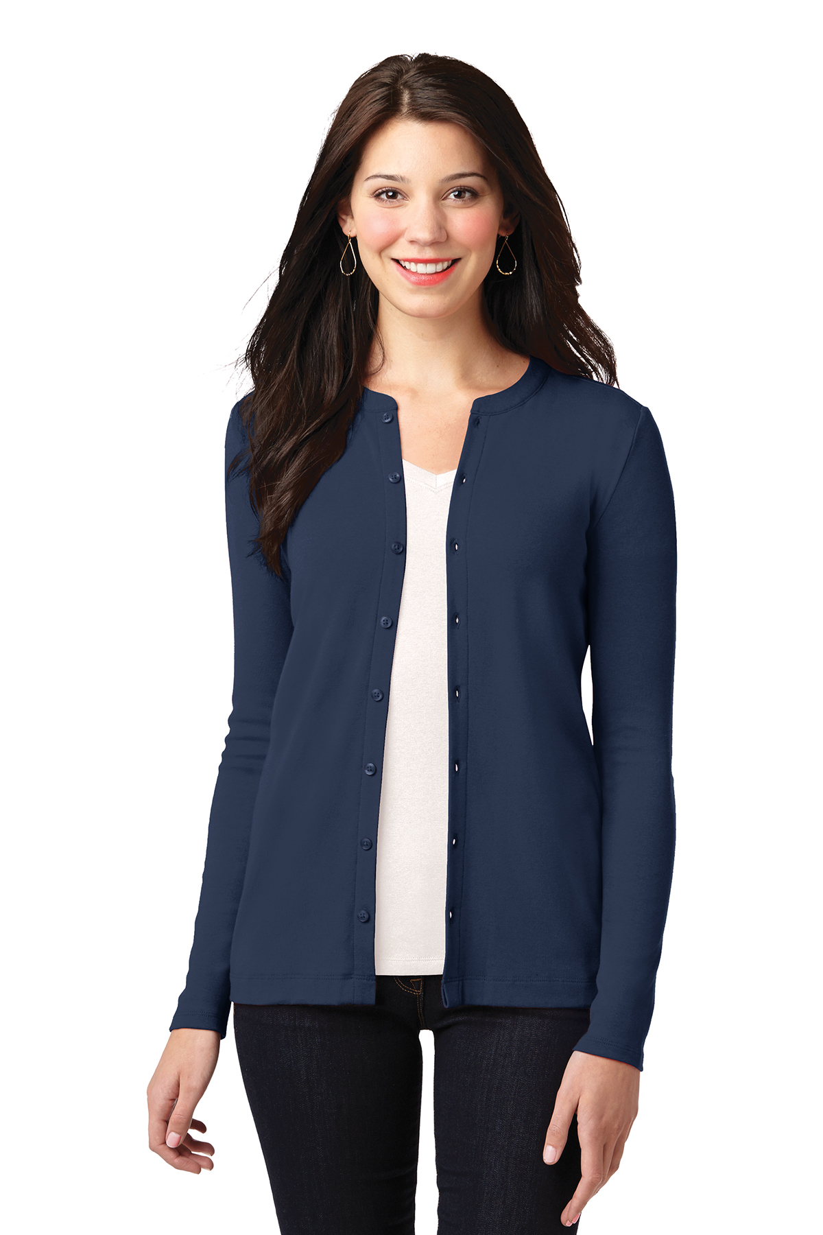 button front cardigan womens
