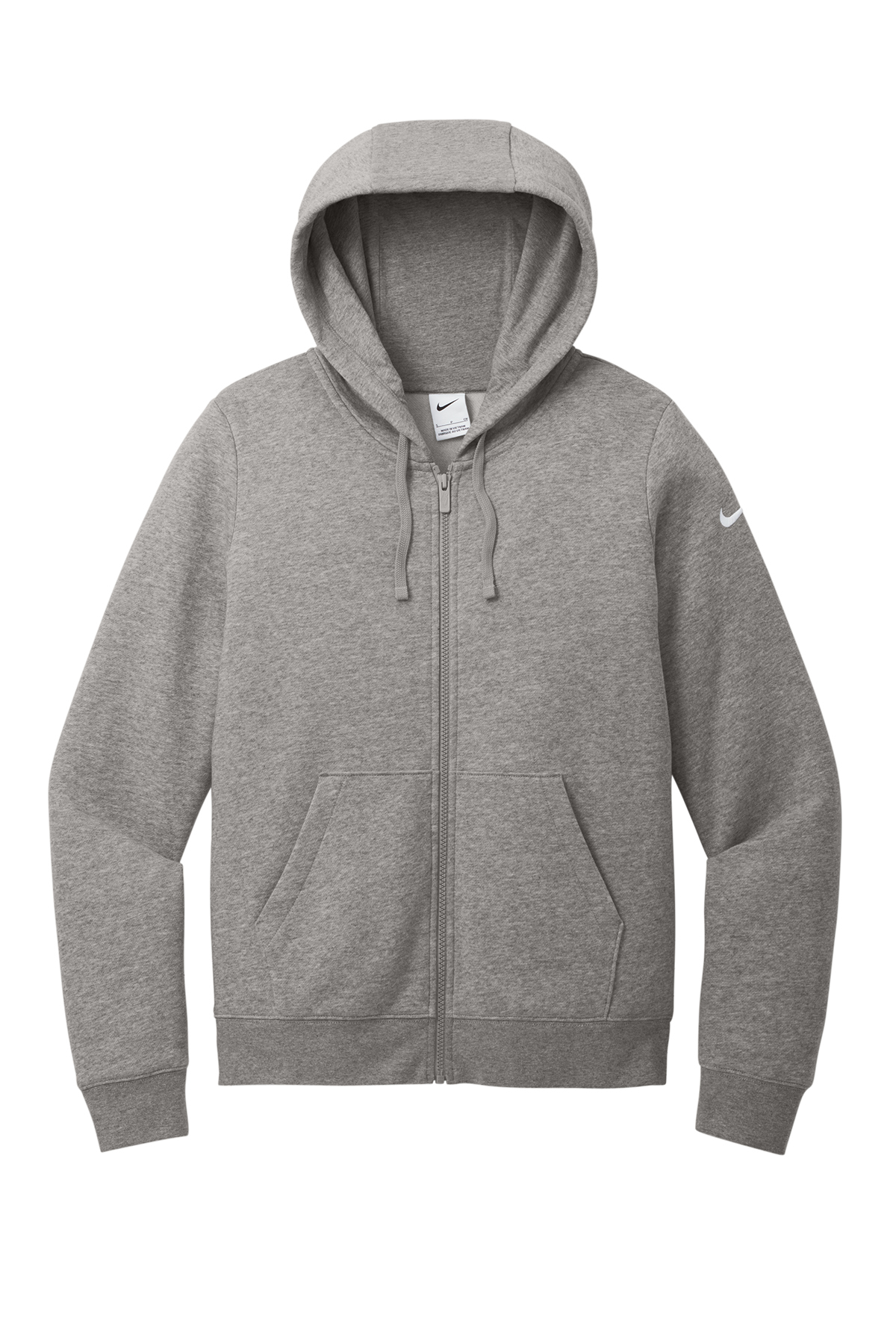 Nike Ladies Club Fleece Sleeve Swoosh Full-Zip Hoodie | Product | SanMar
