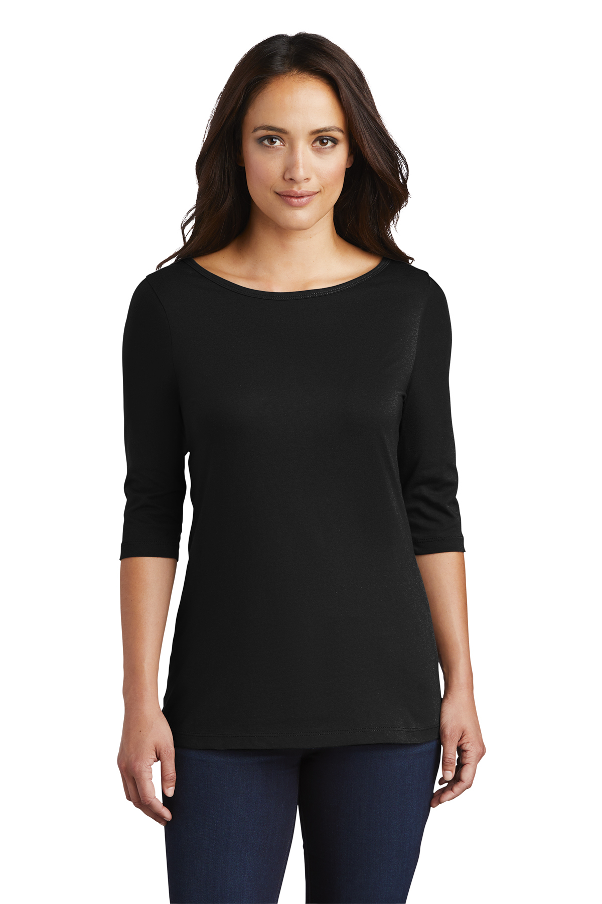 District Women’s Perfect Weight 3/4-Sleeve Tee | Product | District