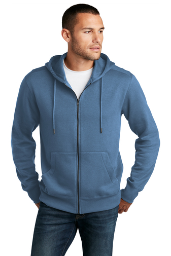 District Perfect Weight Fleece Full-Zip Hoodie | Product | SanMar