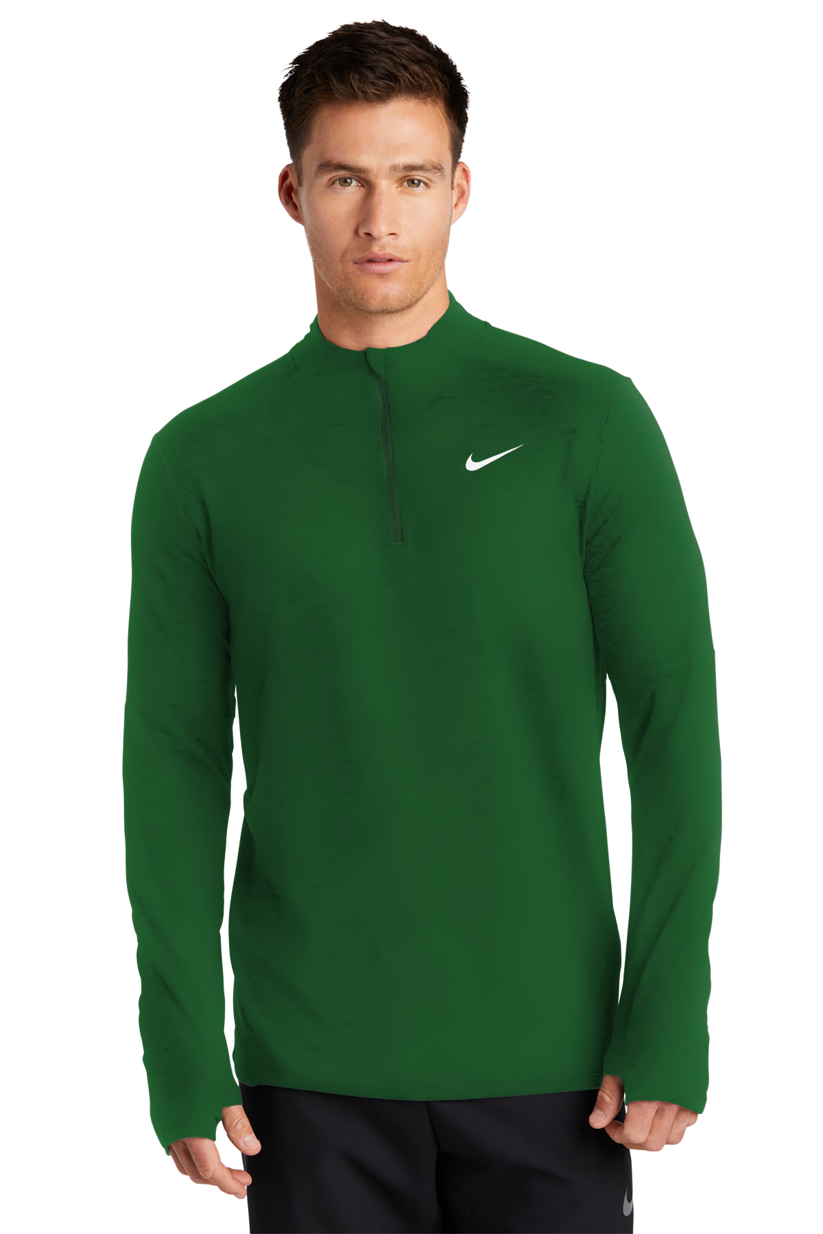 Nike half zip green new arrivals
