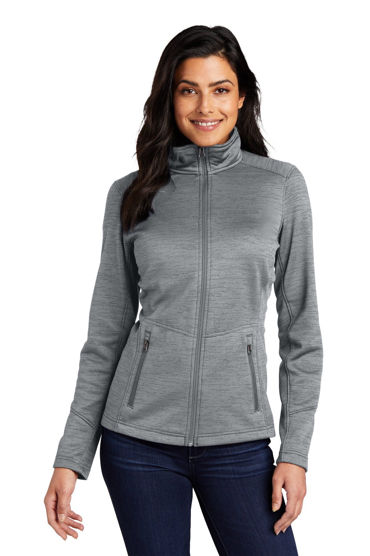 Port Authority Ladies Digi Stripe Fleece Jacket | Product | SanMar