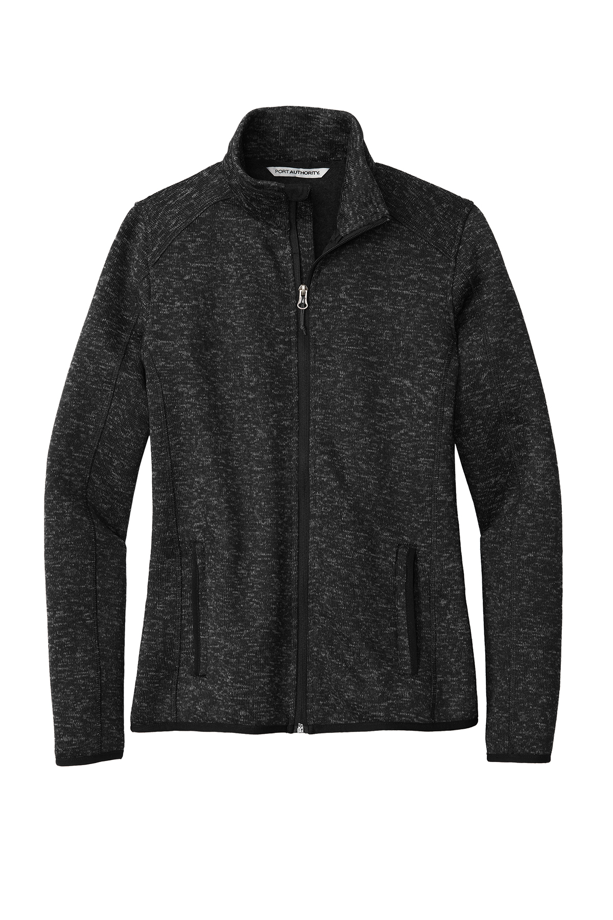 DRMC L232 Port Authority Ladies Sweater Fleece Jacket (Black