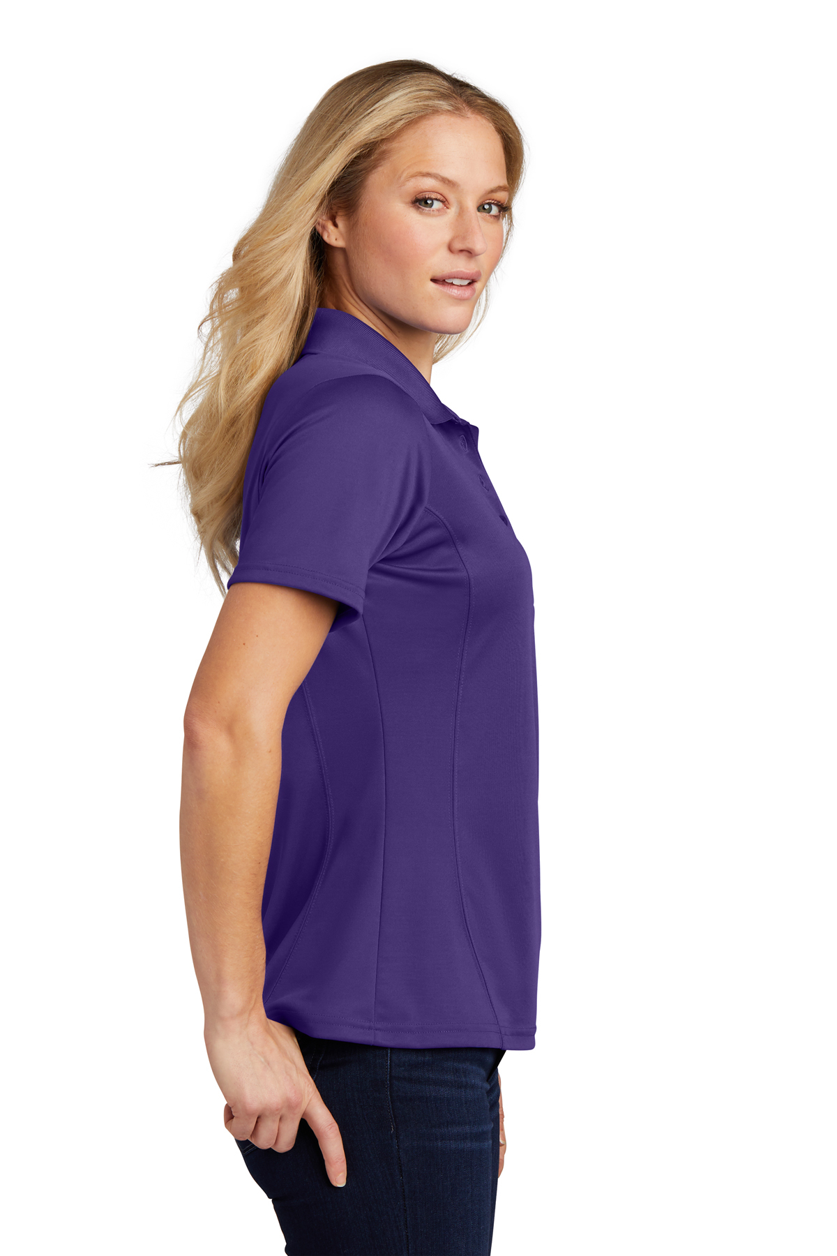 Sport-Tek Ladies Dry Zone Raglan Accent Polo | Product | SanMar