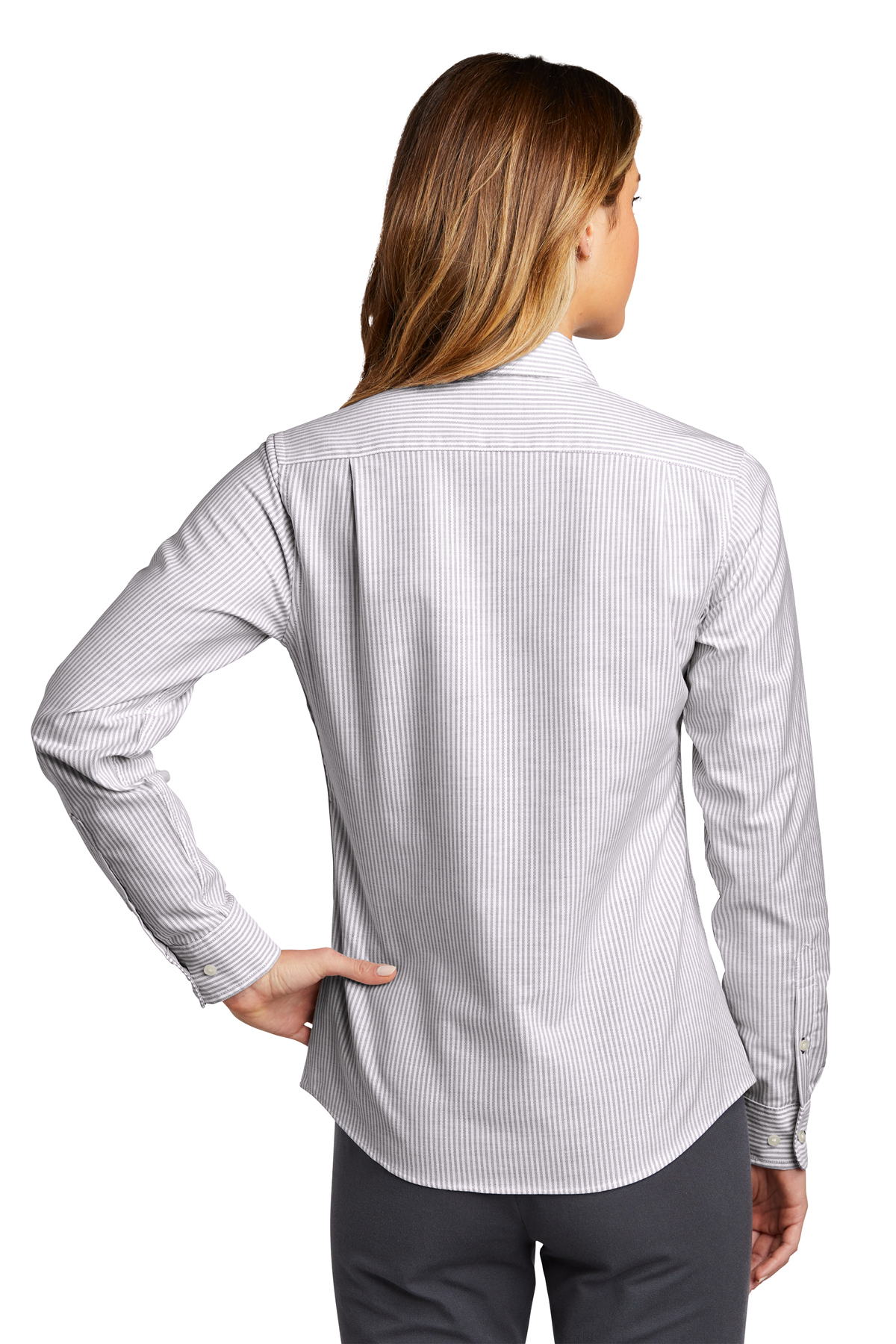Port Authority Ladies SuperPro Oxford Stripe Shirt | Product | Port ...