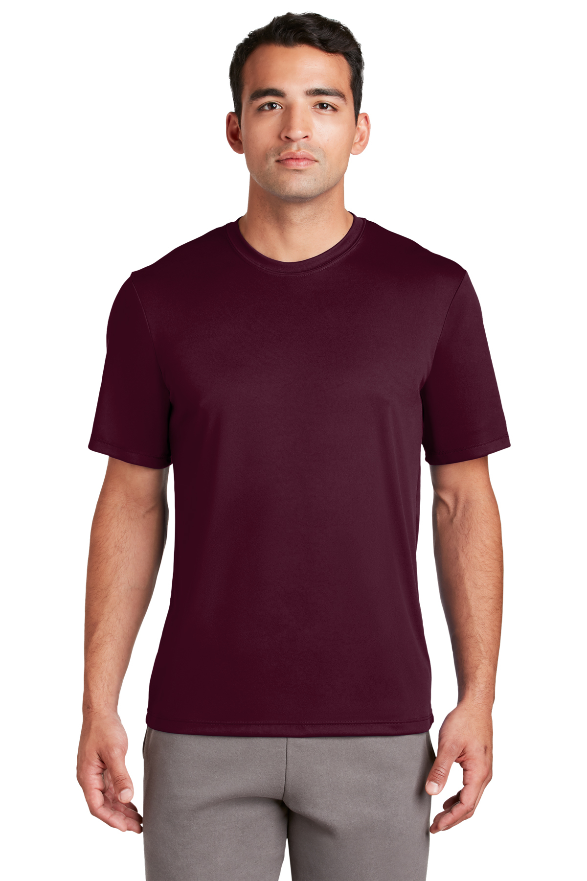 burgundy dri fit shirt