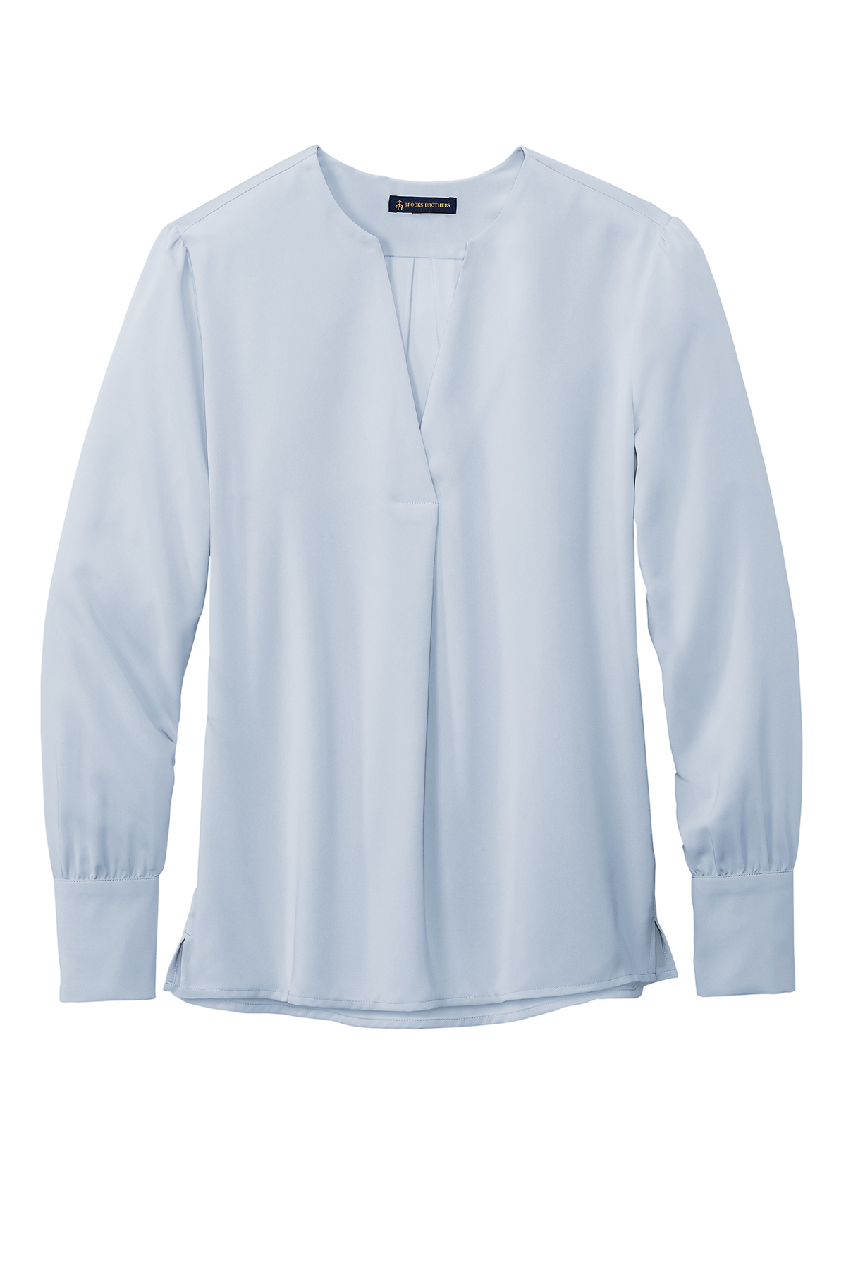 Brooks Brothers Women's Open-Neck Satin Blouse | Product