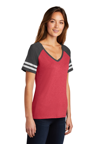 District Women’s Game V-Neck Tee | Product | SanMar