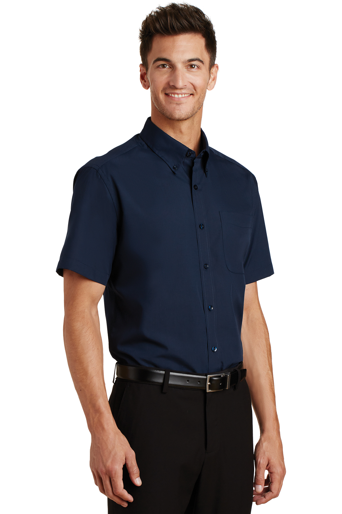 Port Authority Short Sleeve Value Poplin Shirt | Product | SanMar