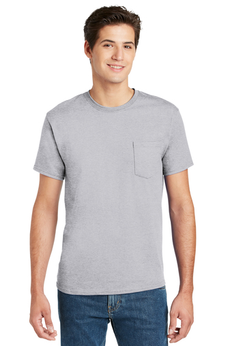 Hanes - Authentic 100% Cotton T-Shirt with Pocket | Product | SanMar